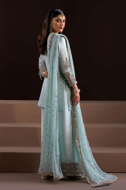 Pure Glass Silk Suit with Heavy Kaamdani Dupatta