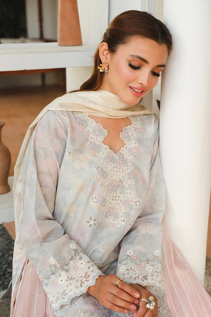 Chikankari Lawn Suit with Chiffon Dupatta