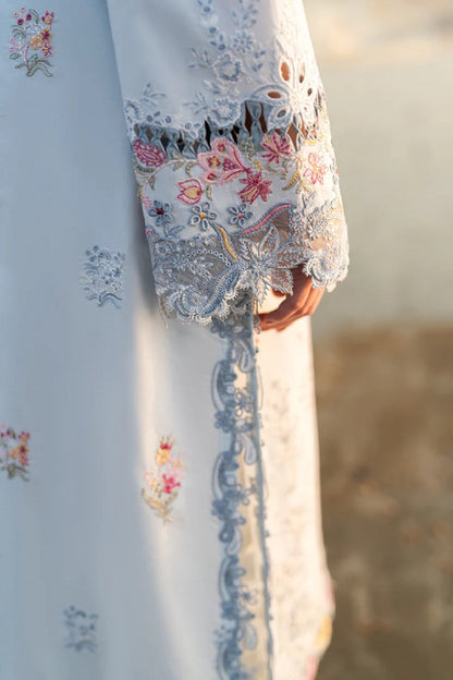 Powder Blue Chikankari Lawn Suit