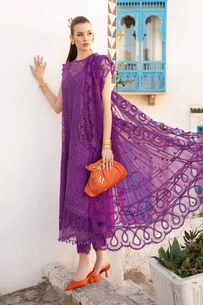 Purple Chikankari Lawn Suit