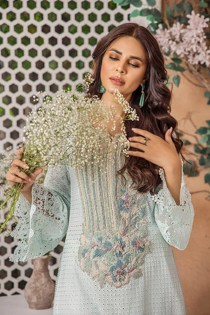 Hand Embroidered Cotton Chikankari Suit