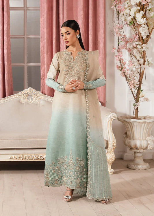 Ferozi Embellished Raw Silk Suit