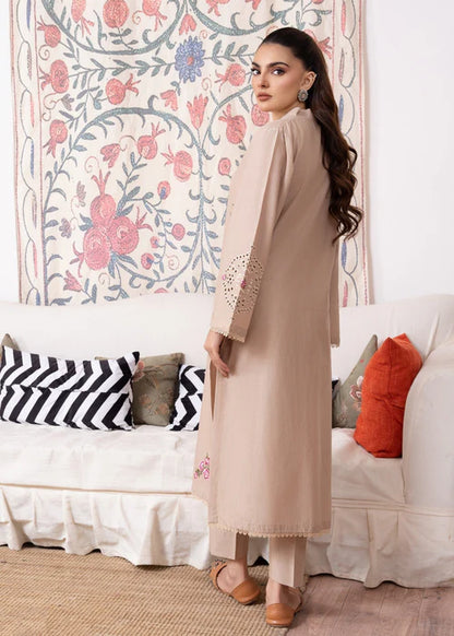 Schiffli Embroidered Winter Kurta Set