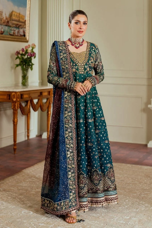 Pure Chiffon Maxi with Handmade Blouse