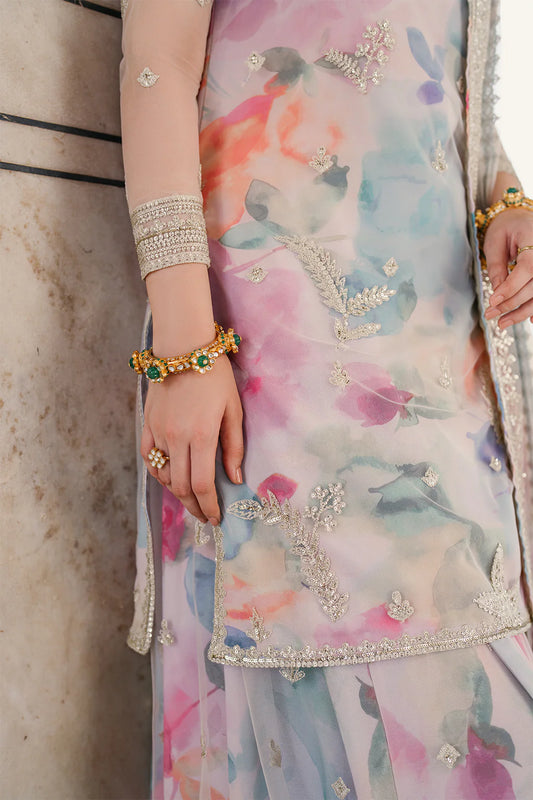 Sequins Embroidered Lawn Partywear Suit