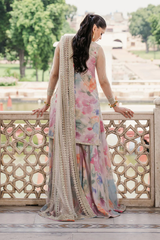 Sequins Embroidered Lawn Partywear Suit