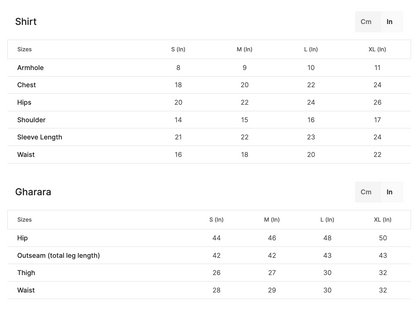 Black Chiffon Embellished Flared Gharara Size Small