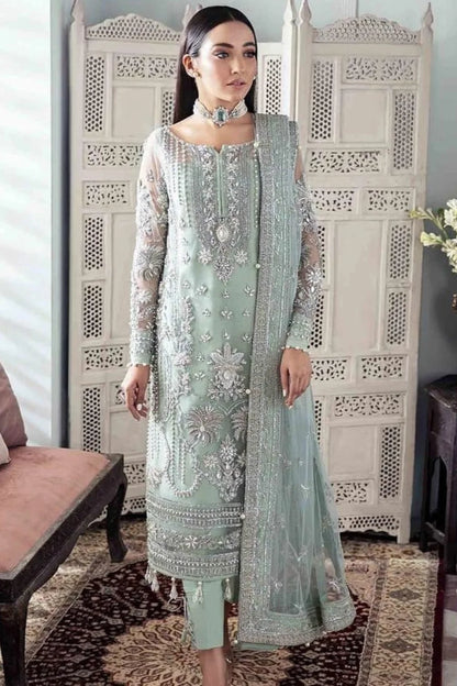 Sky Blue Handmade Wedding & Bridal Suit