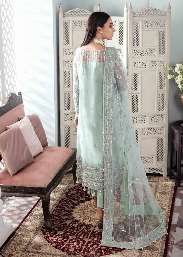 Sky Blue Handmade Wedding & Bridal Suit