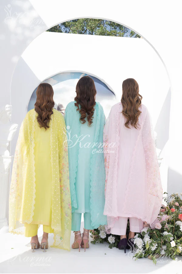 Lime Yellow Chikankari Pure Cotton Suit