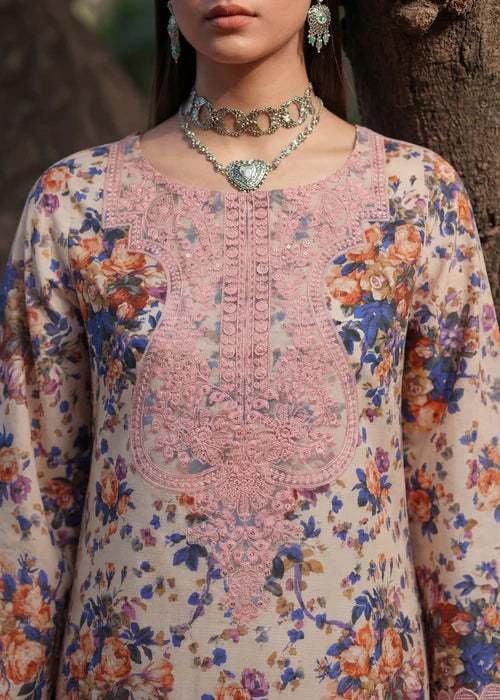 Embroidered Lawn Kurta Set with Dupatta