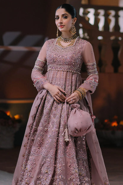 Tea Pink Handmade Lenega Choli / Anarkali Maxi