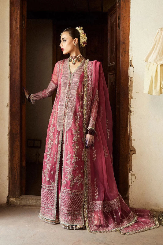 Handmade Tea Pink Pure Organza Suit