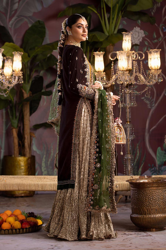 Handmade Pure Velvet Sharara