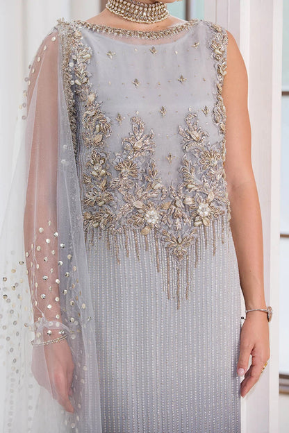 Hand Embroidered Indowestern Suit with Sleeves