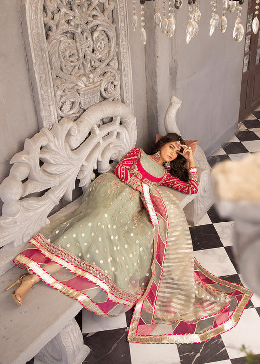 Readymade Pista Handmade Anarkali