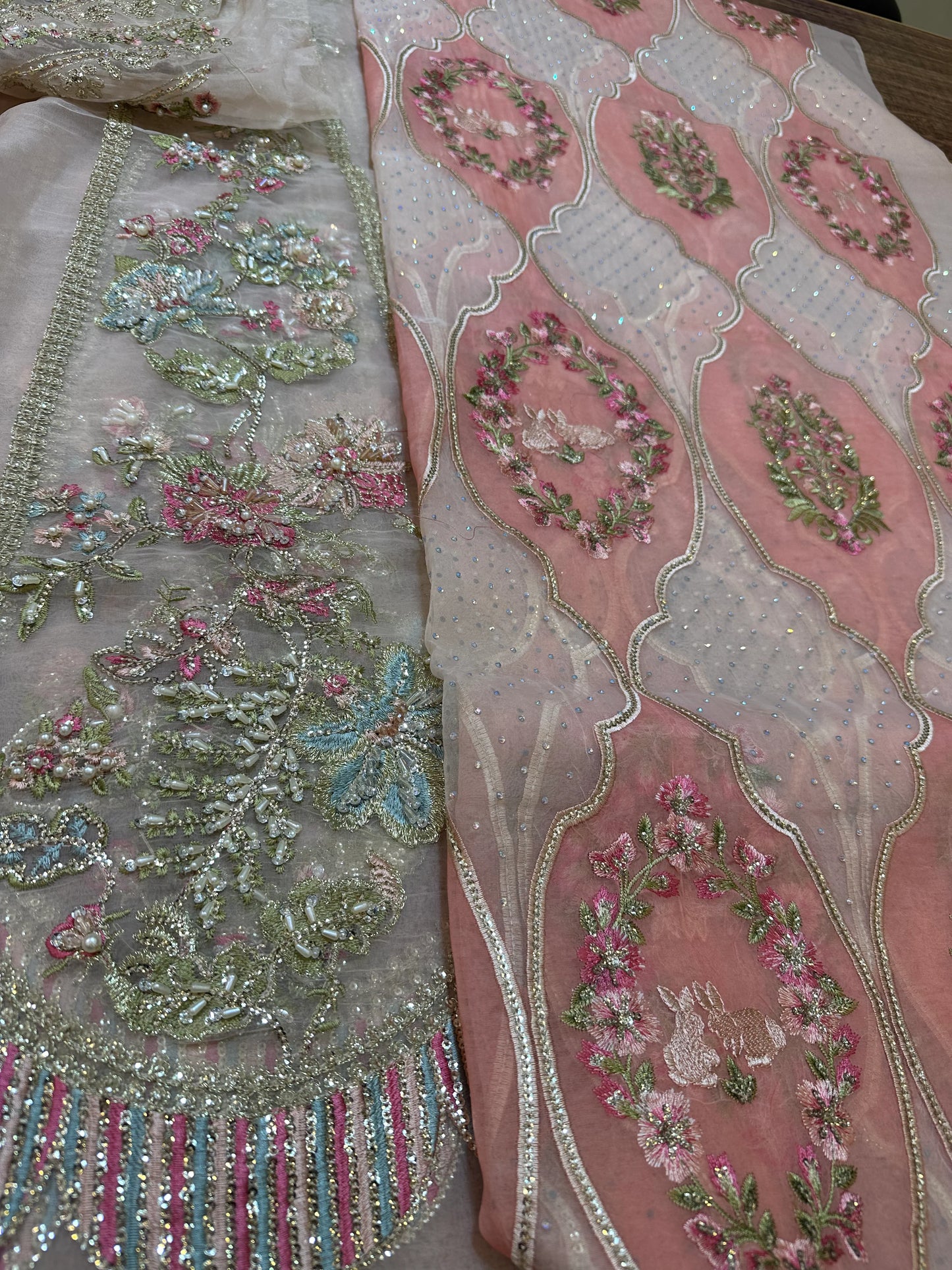 Pink Handmade Lehenga / Anarkali