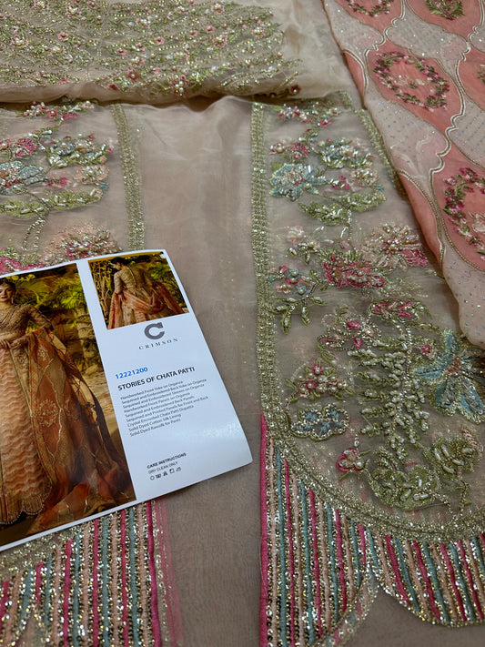 Pink Handmade Lehenga / Anarkali