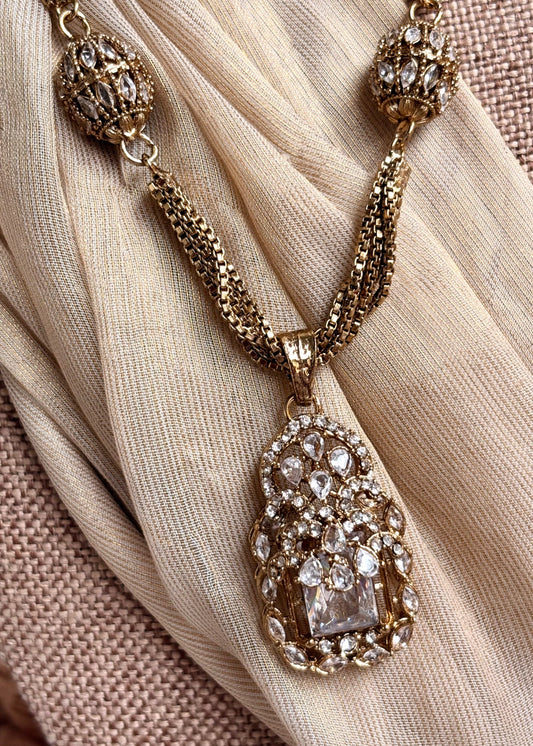 Antique Turkish Malaa Bridal Necklace Online in UK USA Canada