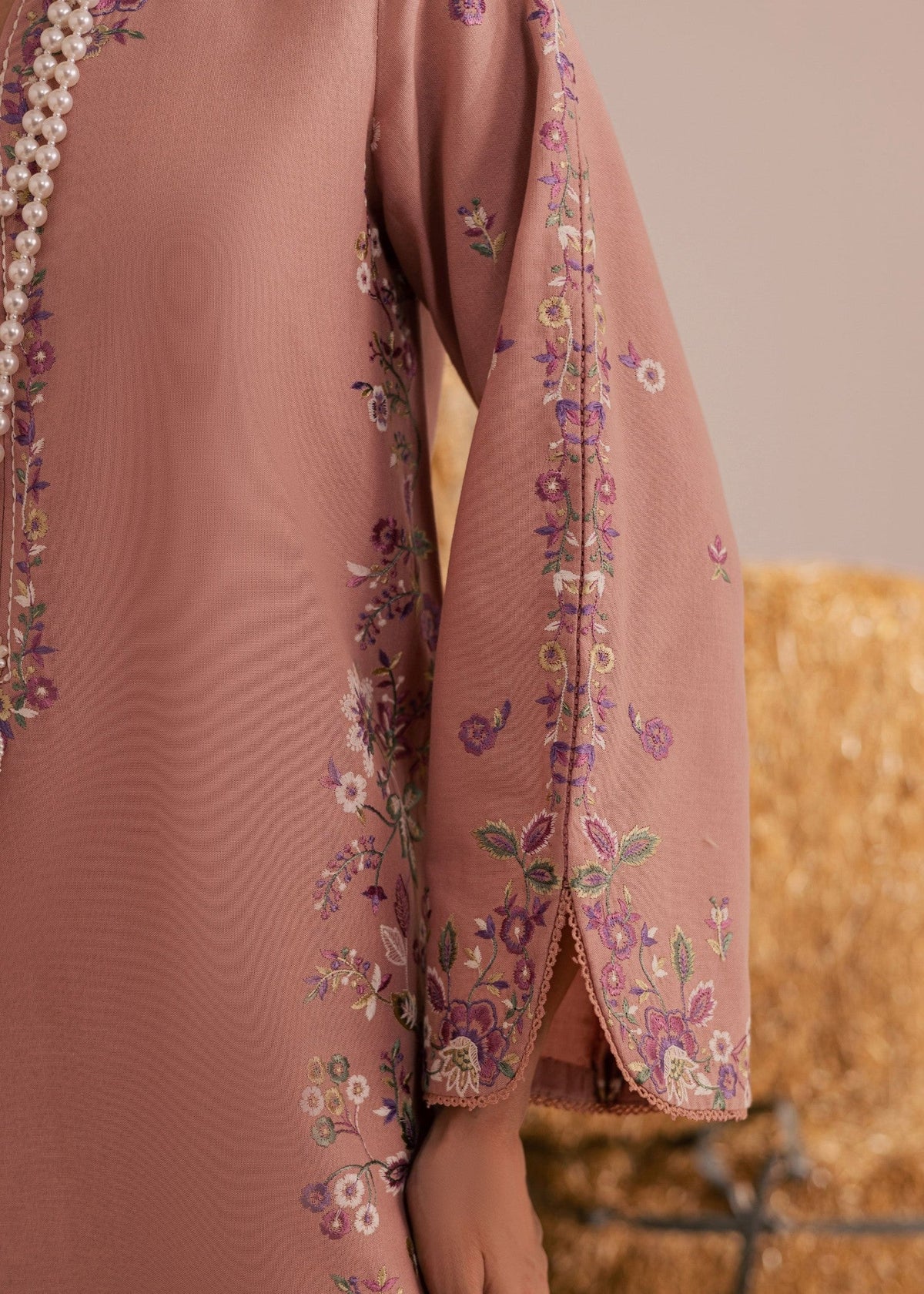 Apricot Orange Lawn Cotton Pakistani Salwar Suit Online in Sri Lanka India Australia