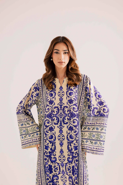 Asymmetrical Raw Silk Kaftan for Women Online in UK USA Canada