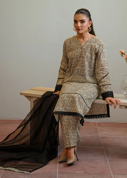 Long Cotton Kurta Set with Dupatta