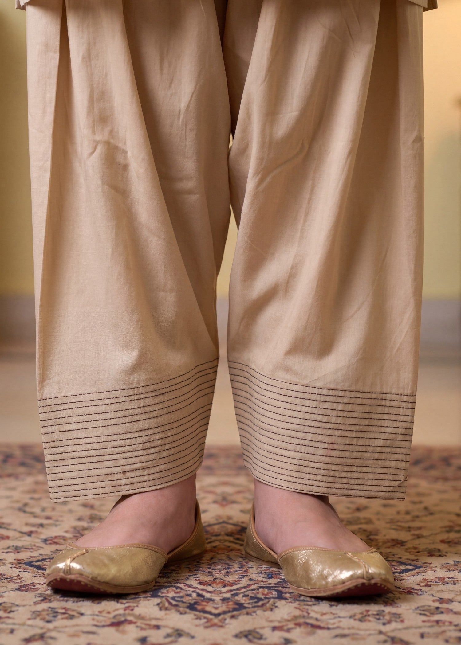 Beige Lawn 3 Piece Pakistani Suit Online in Sri Lanka India Australia