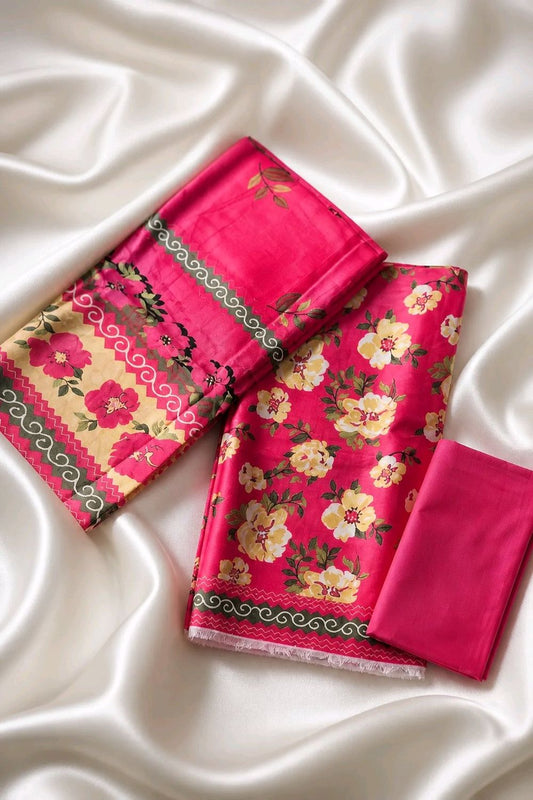 Bin Saeed Printed AirJet Lawn Suit Online in Dubai UAE Abudhabi Ajman Sharjah