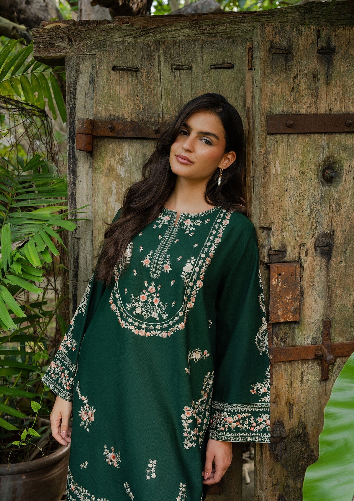 Bin Tayyab The Garden Edit Khaddar Kurta Set Online in KSA Riyadh Saudi Arabia Oman Bahrain Qatar