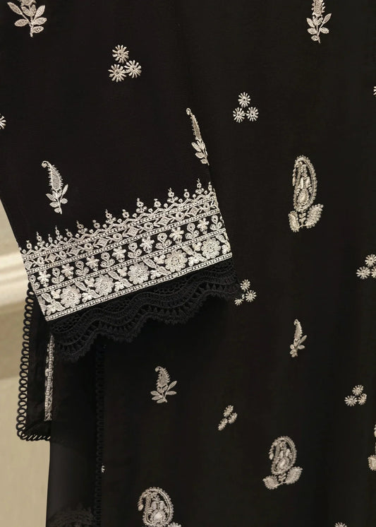 Black Chiffon Festive Wear Pakistani Suit Online in Sri Lanka India Australia