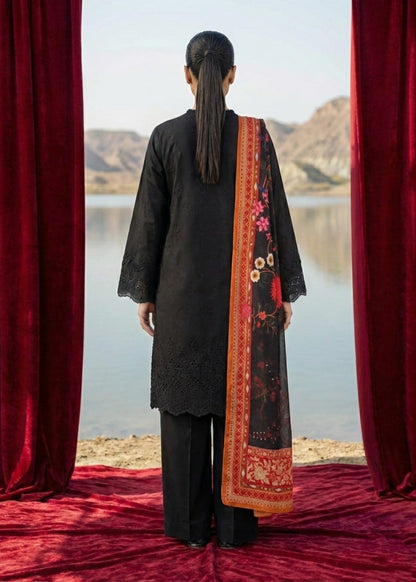 Black Cotton Embroidered Salwar Suit Online in Dubai UAE Abudhabi Ajman Sharjah