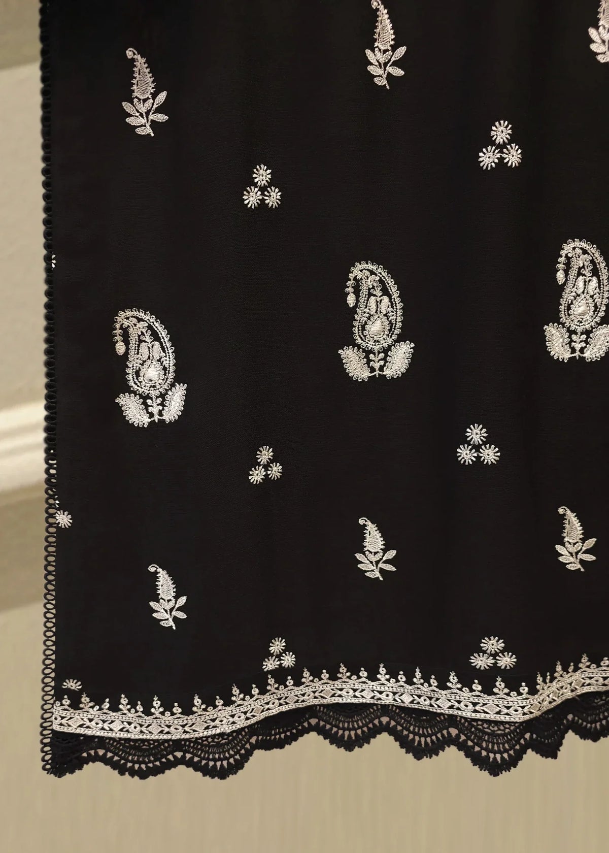 Black Designer Chiffon Suit for Women Online in Dubai UAE Abudhabi Ajman Sharjah