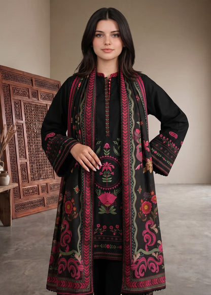 Black Embroidered Farshi Shalwar Kurta Online in KSA Riyadh Saudi Arabia Oman Bahrain Qatar