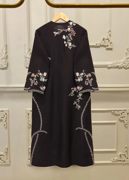 Black Embroidered Kurta Set with Dupatta Online in Dubai DXB UAE Abudhabi Meena Bazaar