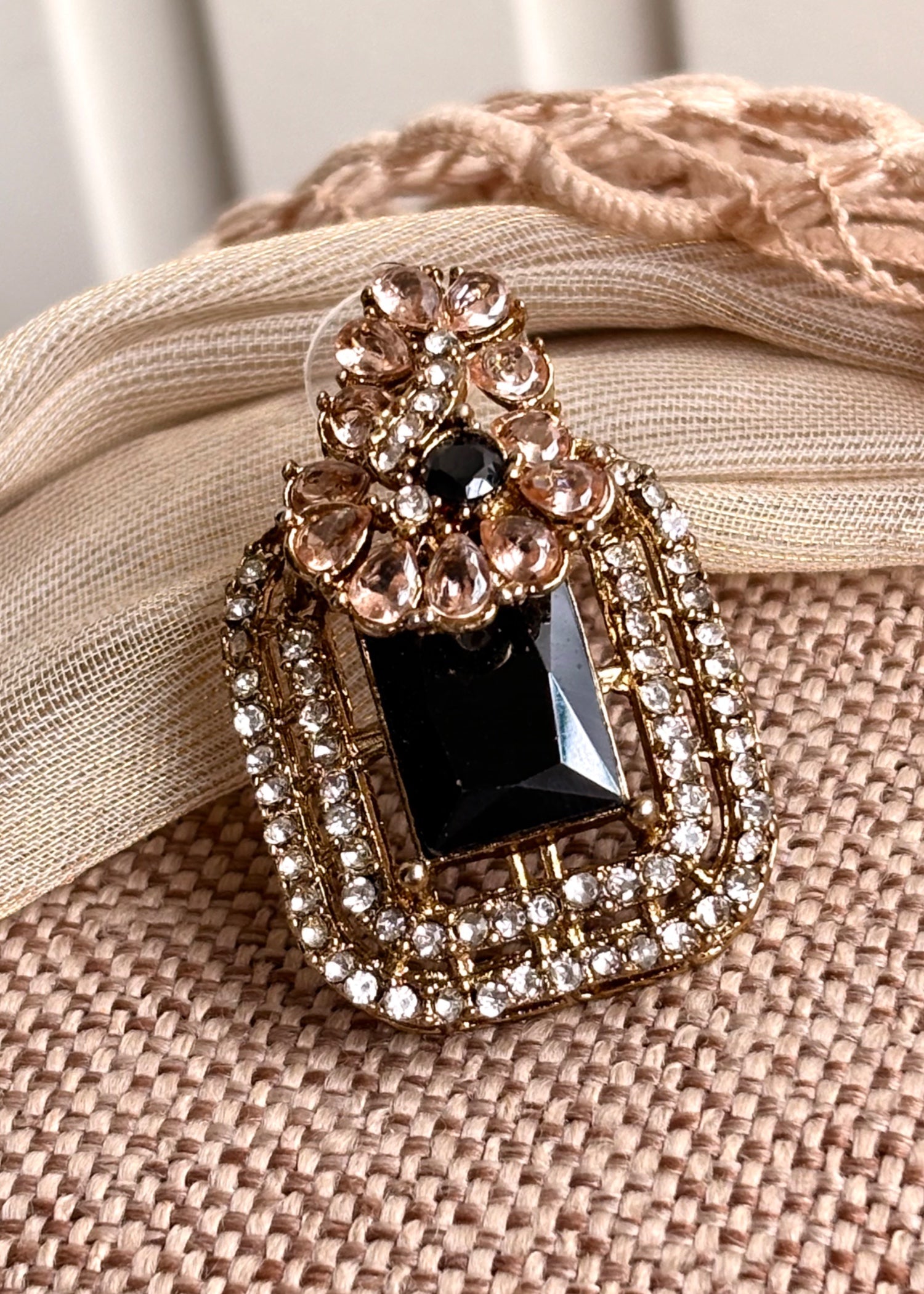 Black Evening Wear Choker Jewellery Set Online in UK USA Canada