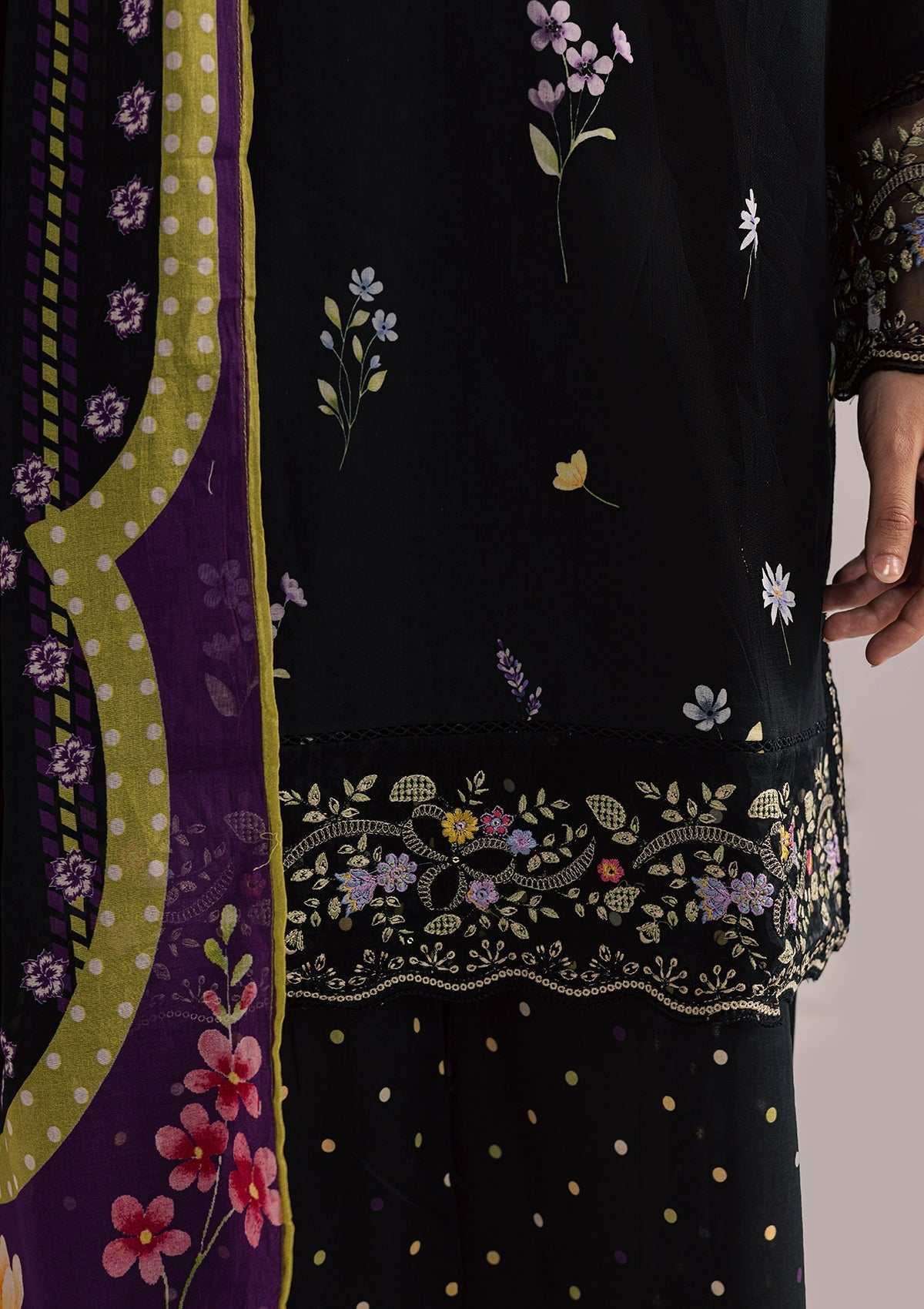 Black Lawn 3 Piece Suit Online in Sri Lanka India Australia