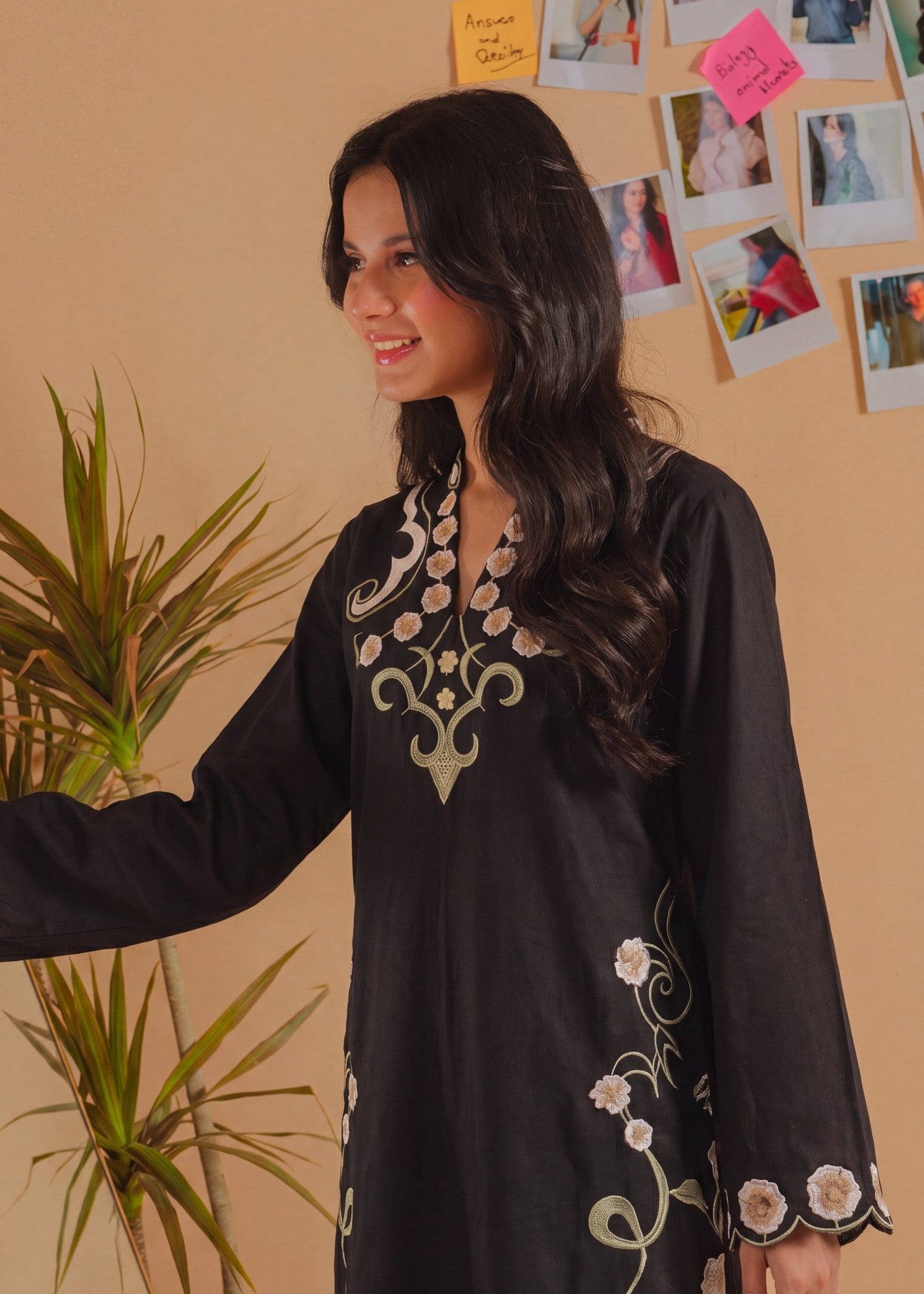 Black Lawn Kurta Pajama Online in Sri Lanka India Australia