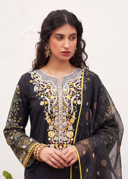 Black Lawn Kurti Suit Online in Sri Lanka India Australia