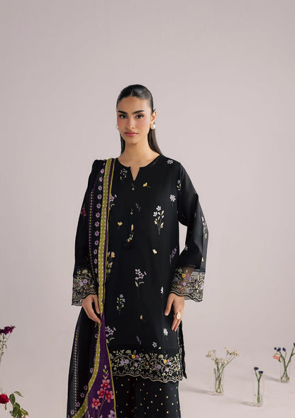Black Lawn Suit for Women Online in Dubai DXB UAE Abudhabi Meena Bazaar
