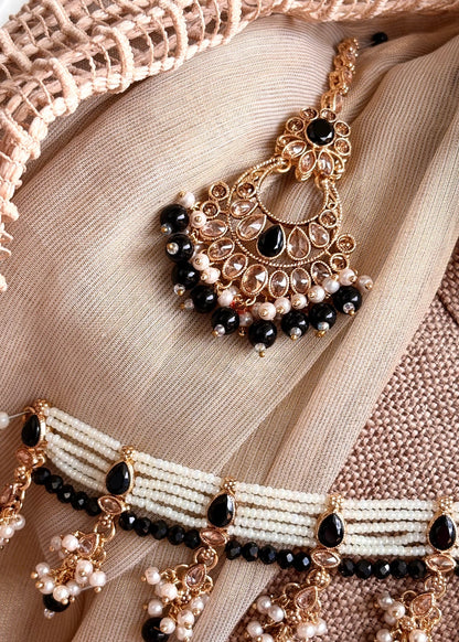 Black Metal Choker Bridal Jewellery Online in UK USA Canada