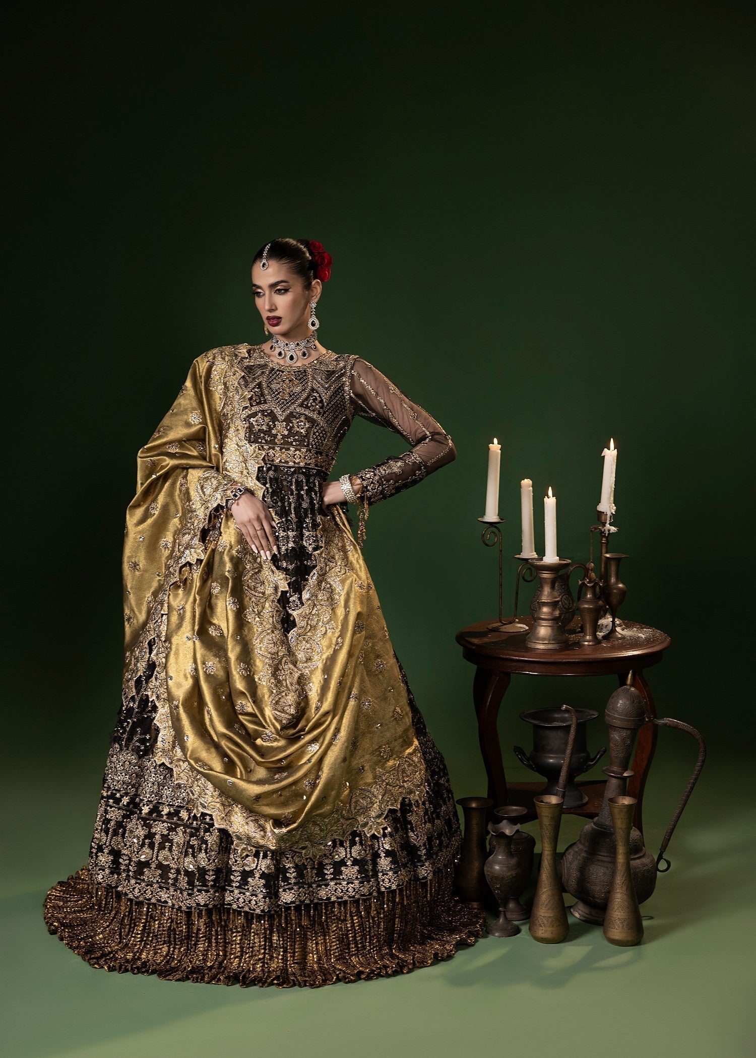 Black Net Bridal Wear Suit Online in Sri Lanka India Australia