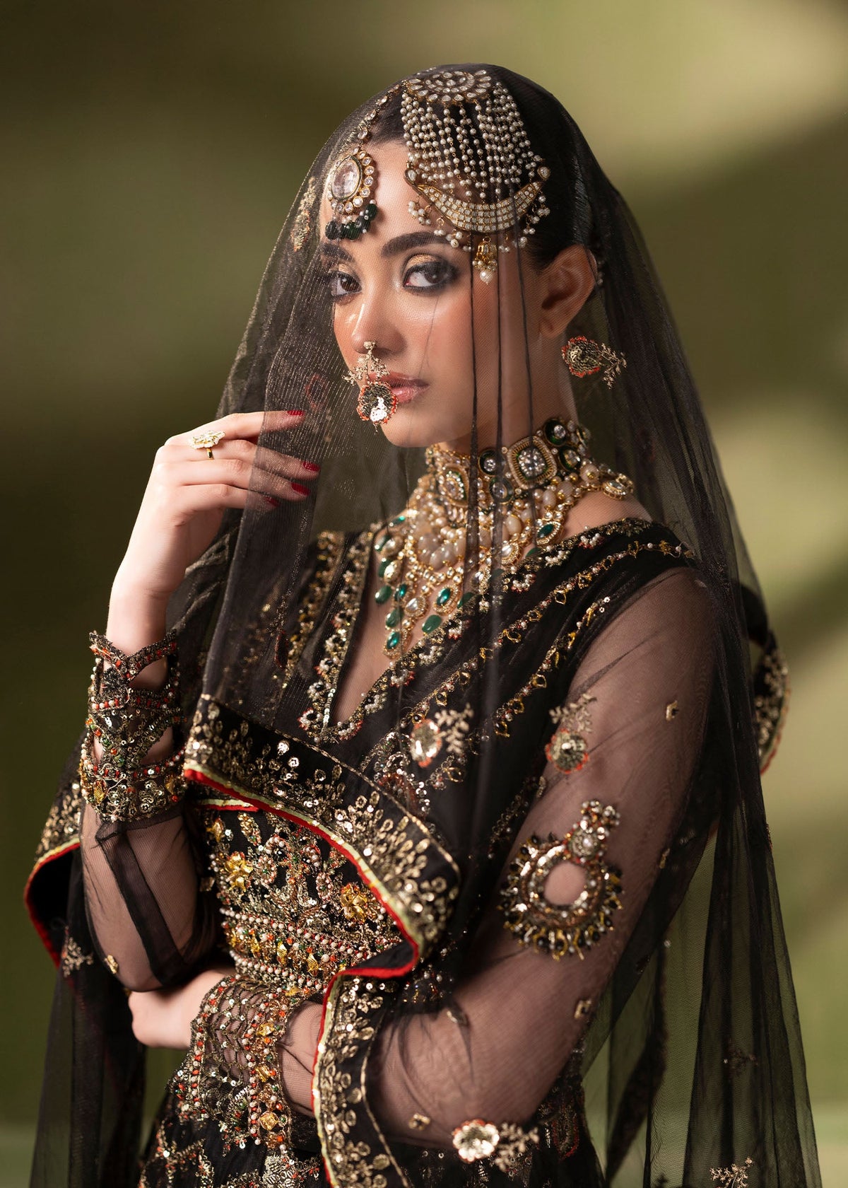 Black Net Maxi Salwar Kameez Online in KSA Riyadh Saudi Arabia Oman Bahrain Qatar