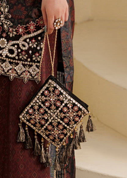 Black Potli Bag Leather Online in UK USA Canada