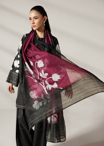 Black Silk Lawn Farshi Shalwar Dress Online in Sri Lanka India Australia