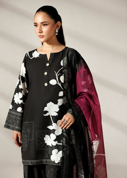 Black Summer Farshi Shalwar Pakistani Suit Online in Dubai DXB UAE Abudhabi Meena Bazaar