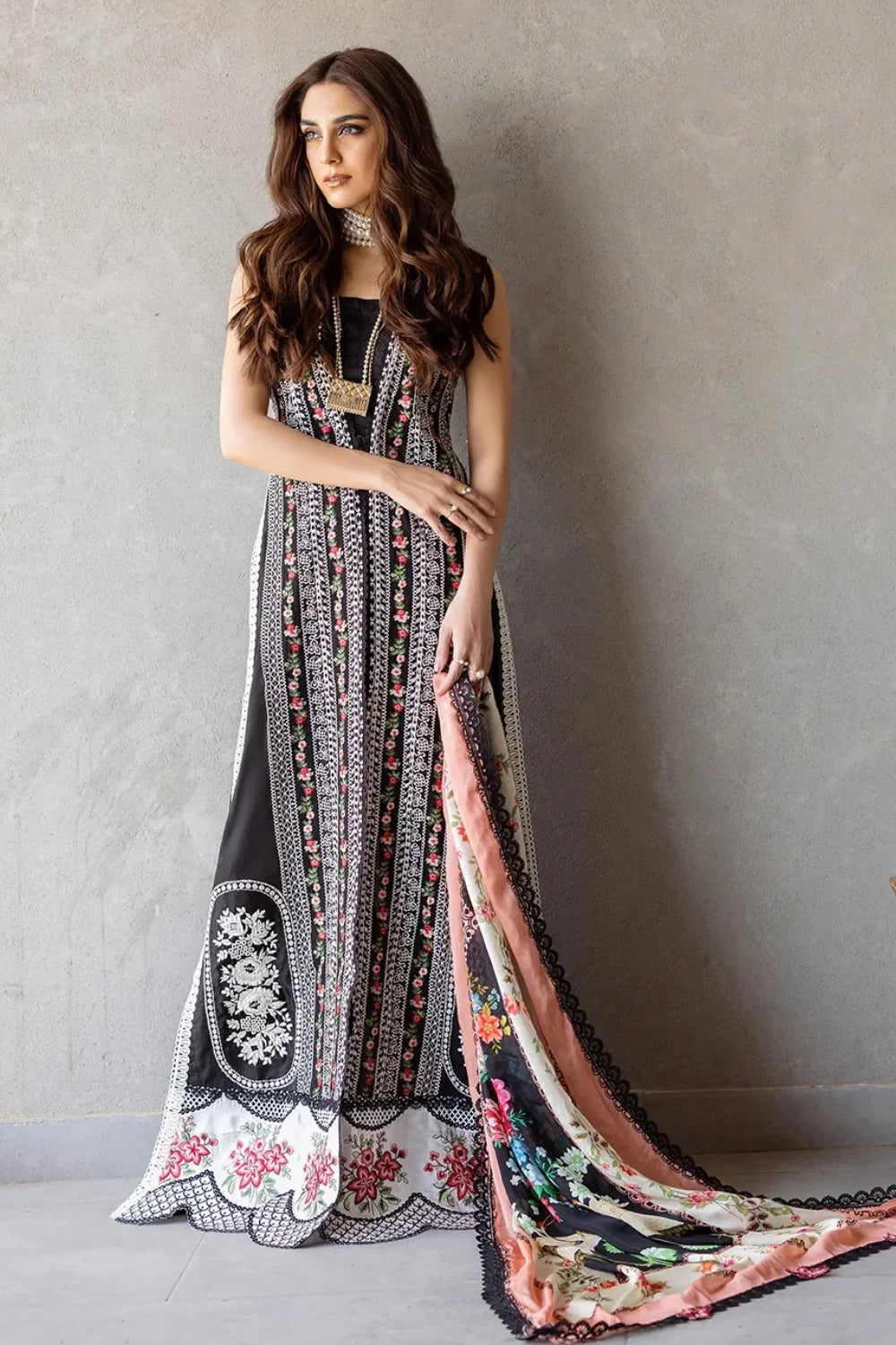 Chikankari Embroidered Lawn Suit