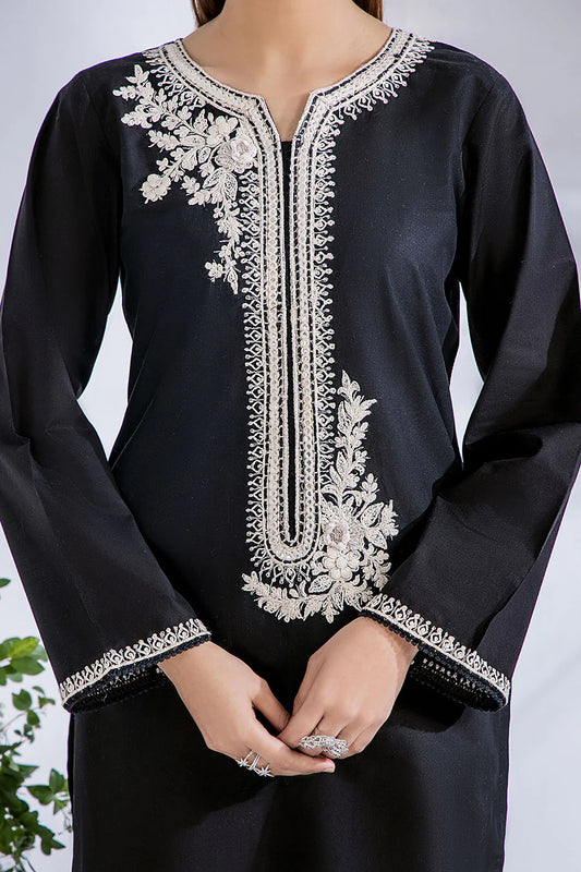 Readymade 3D Embroidered Pure Cotton Suit