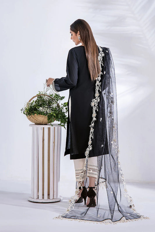 Readymade 3D Embroidered Pure Cotton Suit