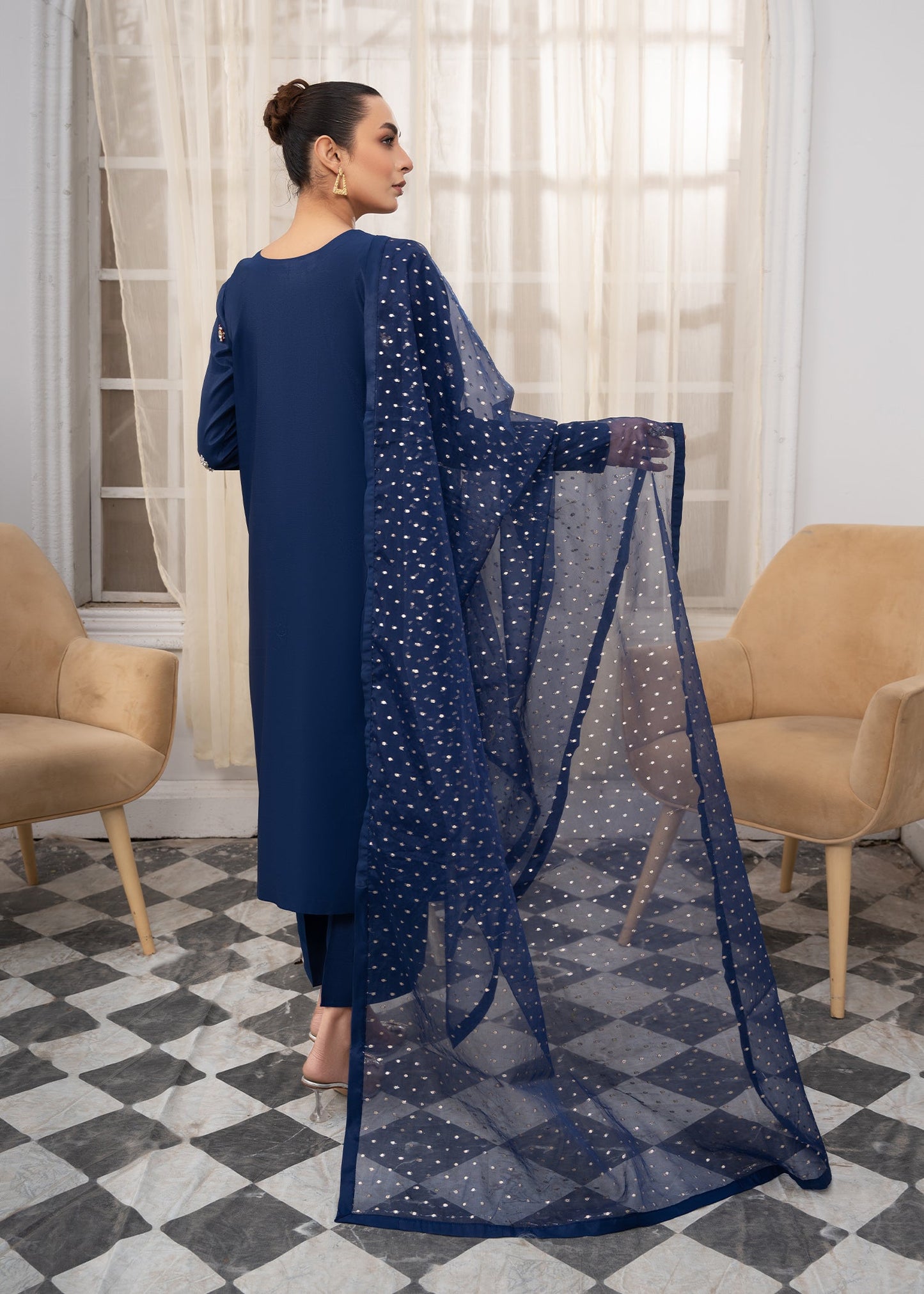 Blue Adda Work Festive Kurta Pajama Online in Sri Lanka India Australia