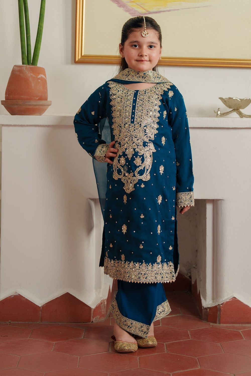 Blue Chiffon Festive Party Wear Suit Online in Dubai UAE Abudhabi Ajman Sharjah